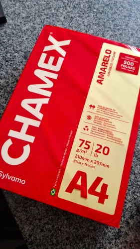 Chamex 500fl amarelo 2pcts