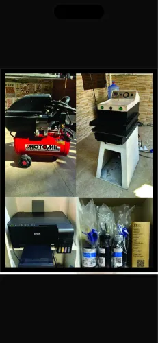 Prensa metalnox impressora e compressor 