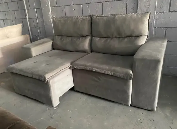 Sofá Retrátil e Reclinável 2.05m NOVO ( Direto da Fábrica )