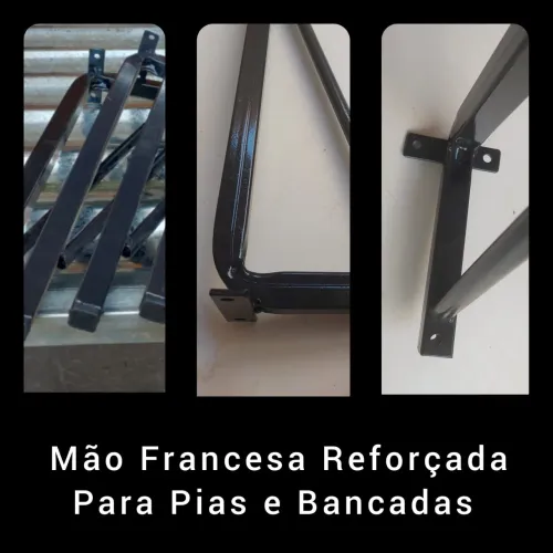 Mão Francesa Extra Forte Para Mesas e Bancadas