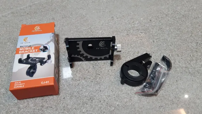 Suporte para celular em moto ou bicicleta alumínio