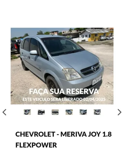 Chevrolet Meriva JOY 1.8 MPFI 8V Flexpower 2007