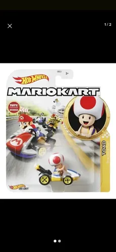 Hot Wheels - MARIO KART - TOAD Standart Kart - 1/64