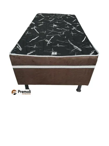 Cama Box D28 5Cm Luna Premoli 88 x 1.88 x Alt. 53cm Variação de cor da estamparia