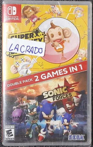 Sonic forces + Super monkey ball - banana blitz hd nintendo switch lacrado