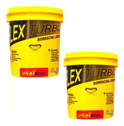 Manta Liquida Emborrachada Kit 2 Baldes Total 36kg    