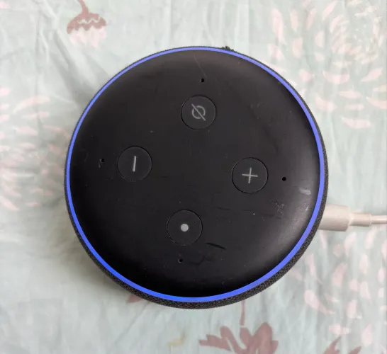 Alexa Amazon Echo Dot 3ª Geração (Preto) - Impecável + Fonte Original