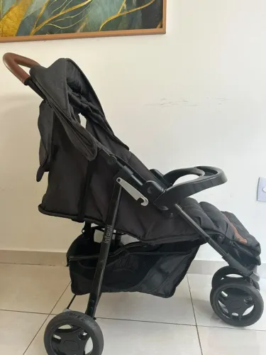 Carrinho De Bebê Breeze 3 Rodas Preto - Infanti