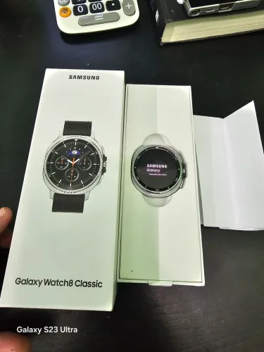 Galaxy watch 8 classic 45mm Aceito cartão com acréscimo.