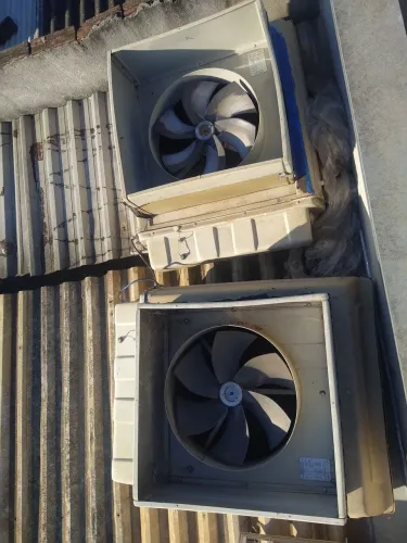 Eco brise ventilador e climatizador industrial. 