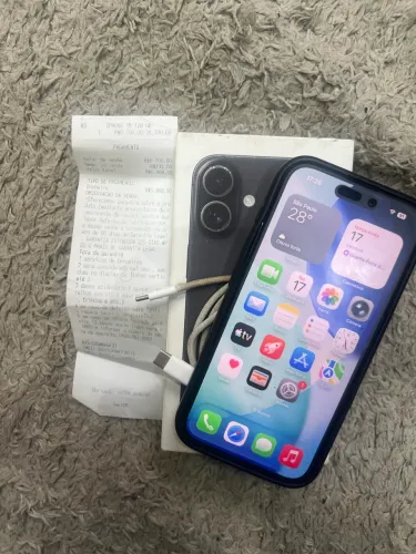iPhone 16 pra vender rápido acompanha caixa e nota fiscal