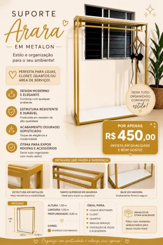 Arara expositor 