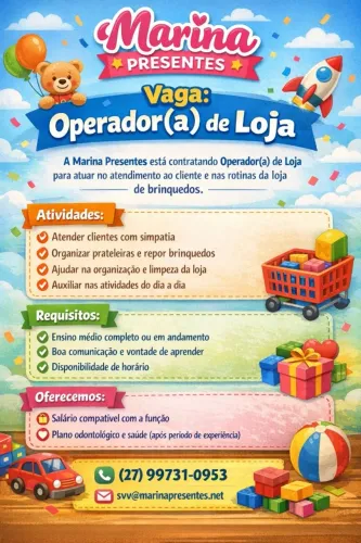 Operador de loja 
