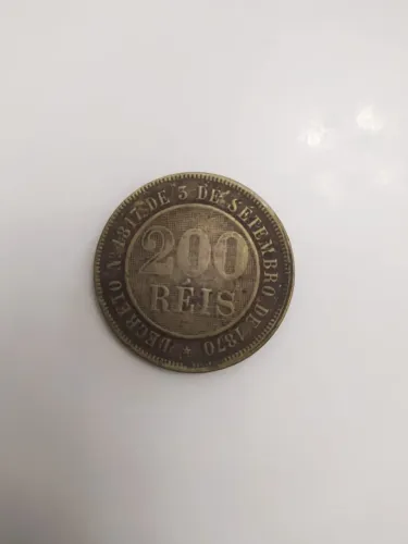Moeda Antiga de 200