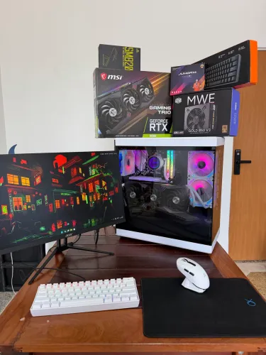 PC Gamer RTX 3080 + Ryzen 7 5700X / 16GB / SSD 1TB / HYTE Y40 (Top de Linha)