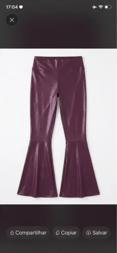 Calça flare feminina 
