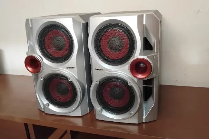 Par de caixas som sony RG 90 otimo estado