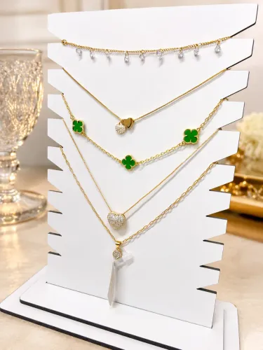 Joias banhada a ouro 18k e prata 925