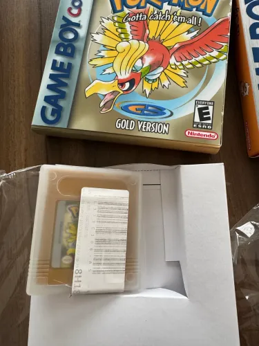 Fita Pokémon Gold Game Boy Color