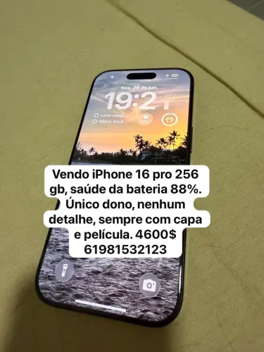 iPhone 16 pro - preto