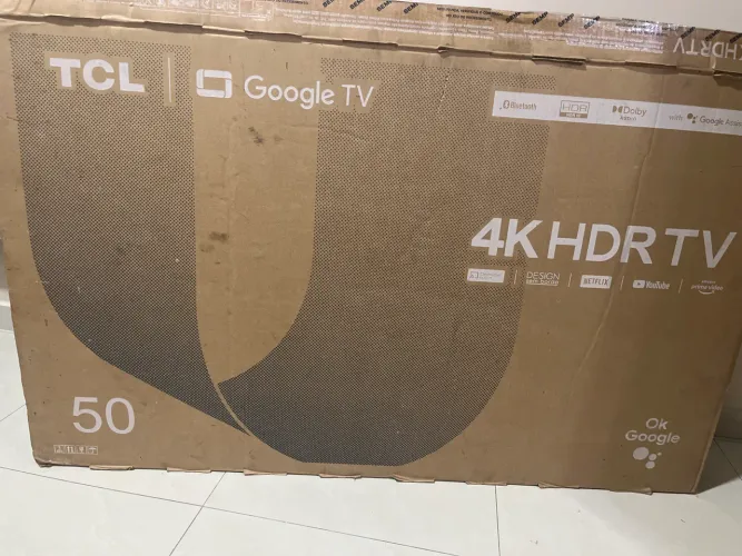 TV TCL 50P635 50? 4K com Defeito - Para Conserto ou Peças