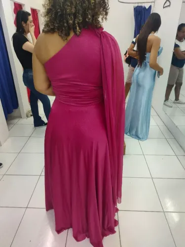 Vestido madrinha Fúcsia