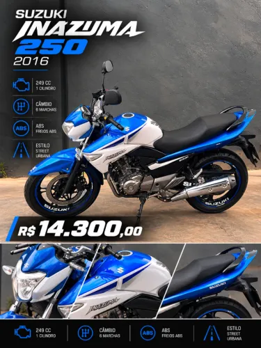 Suzuki Inazuma 250cc 2016