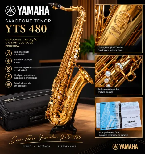 Saxofone Yamaha Tenor YTS 480