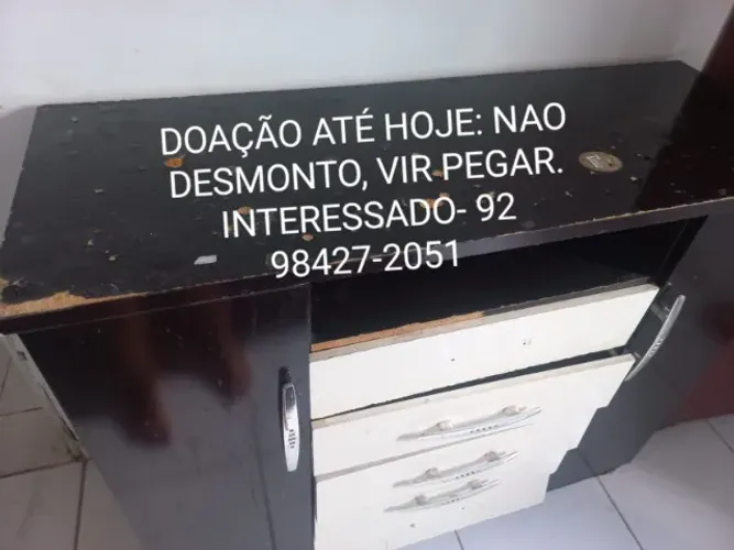 CÔMODA PARA DOAÇÃO ATÉ HOJE !!!