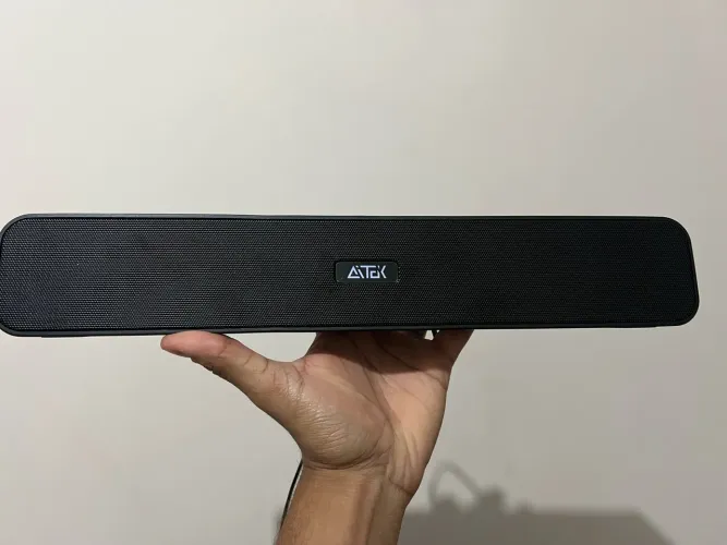 Caixa De Som Gamer Soundbar Pc Notebook Tv Alto Falante Full