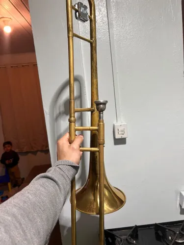 Trombone de vara weril com bocal 
