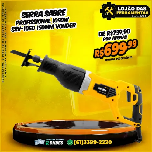 Serra Sabre Profissional 1050w 150mm Ssv-1050 Vonder