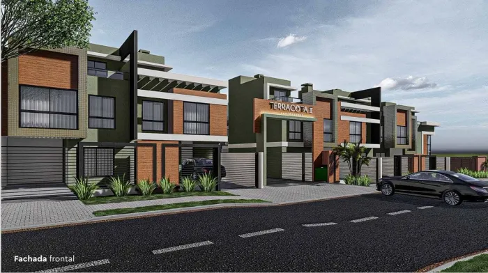 Sobrado com 3 quartos na planta no Portão