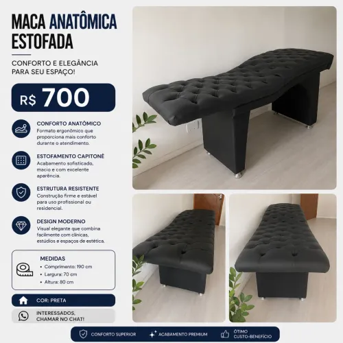 Maca Anatômica Estofada | 700 reais