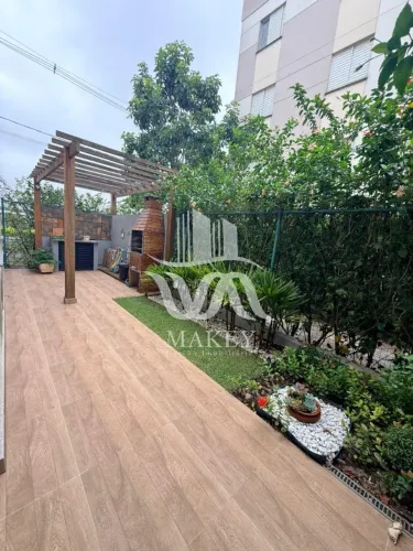Aceita financiamento. Apartamento garden de 2 dormitorios e quintal com churrasqueira, no 