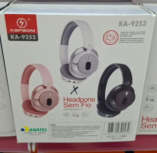 Fone de ouvido Bluetooth sem fio kapaom ka-9253