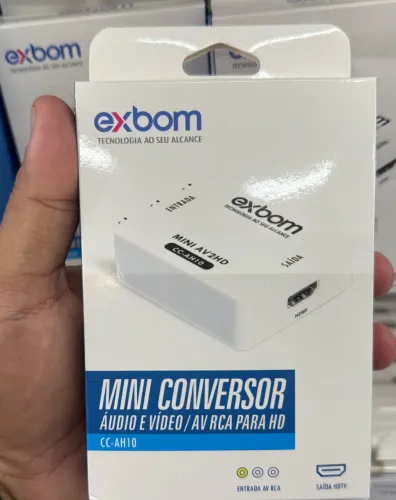 MINI CONVERSOR VGA P/HDMI C/AUDIO 1080P CC-VH11