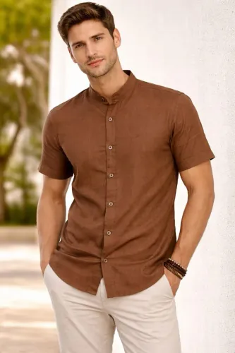 Camisa Gola Padre Manga Curta 