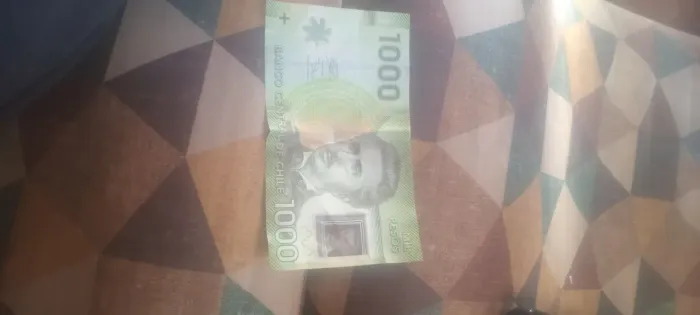 Nota de mil pesos do chile