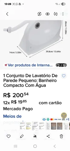 Pia banheiro e cozinha