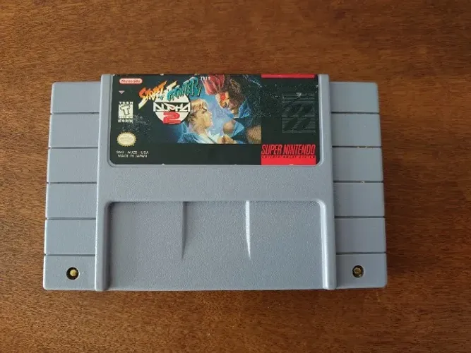 Cartucho Street Fighter Alpha 2 Super Nintendo Snes Original!