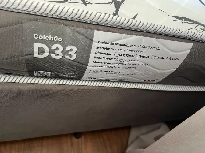 Cama box com colchão