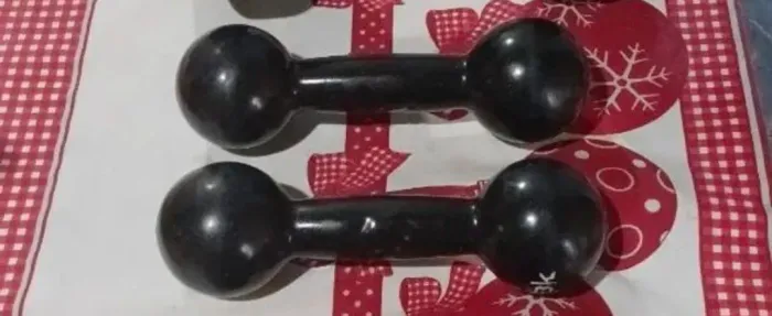 Halteres de 4 kg ( Emborrachado ) 