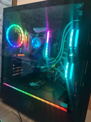 PC Gamer Ryzen 5 apenas a CPU com placa de vídeo RX580