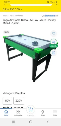 Promoção com o local um inflável e ganha de brinde uma mesa mini de jogos Goiânia