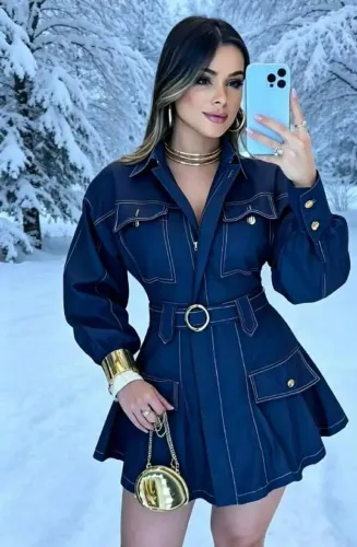 Vestido Alfaiataria Elegante / Tam único 