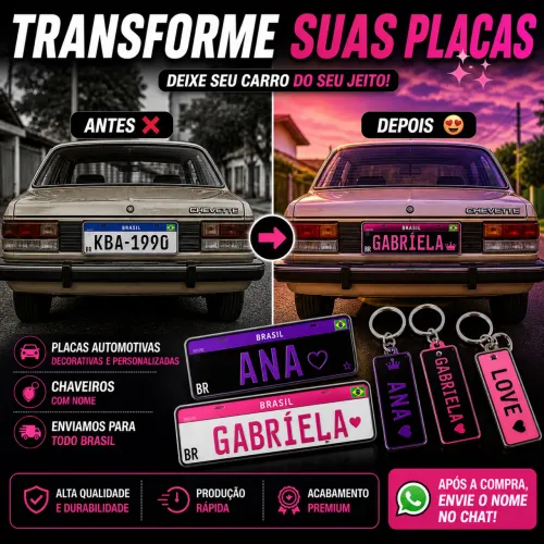 Placas personalizadas