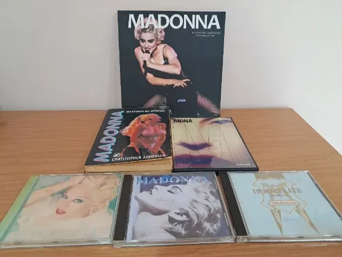 Kit Madonna (Biografias + Cd's + Dvd)