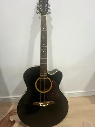 Violão Tagima jumbo BK - eletroacústico cordas em aço