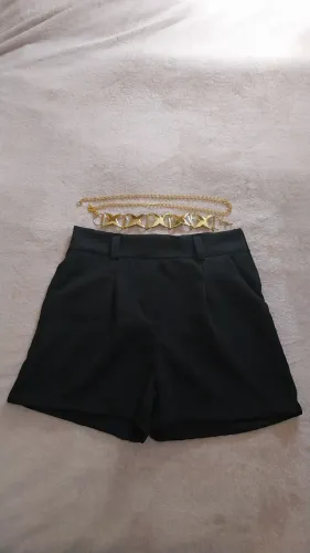 Short P com cinto